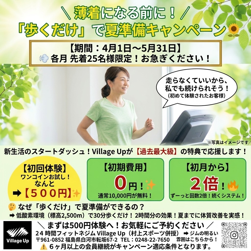 夏準備キャンペーン